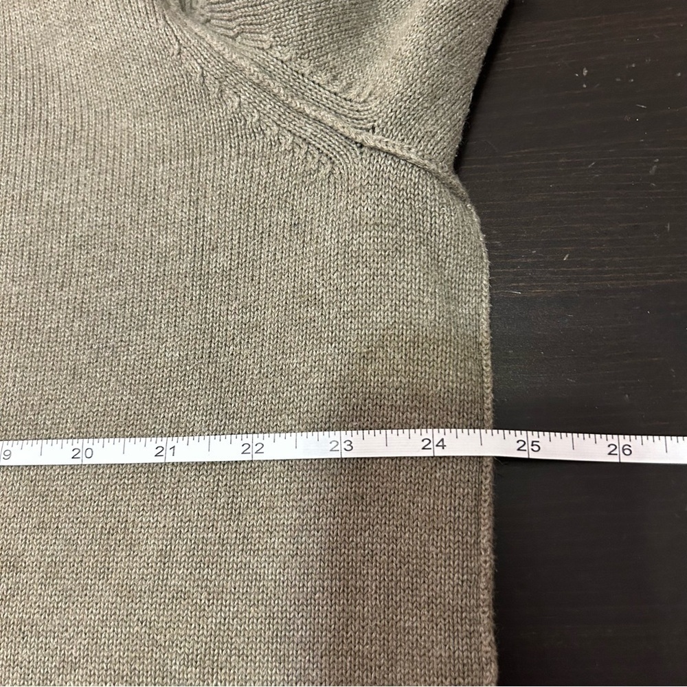 Banana Republic Men’s Sweater Long Sleeve Snap Henley Size XL Olive - Picture 8 of 9